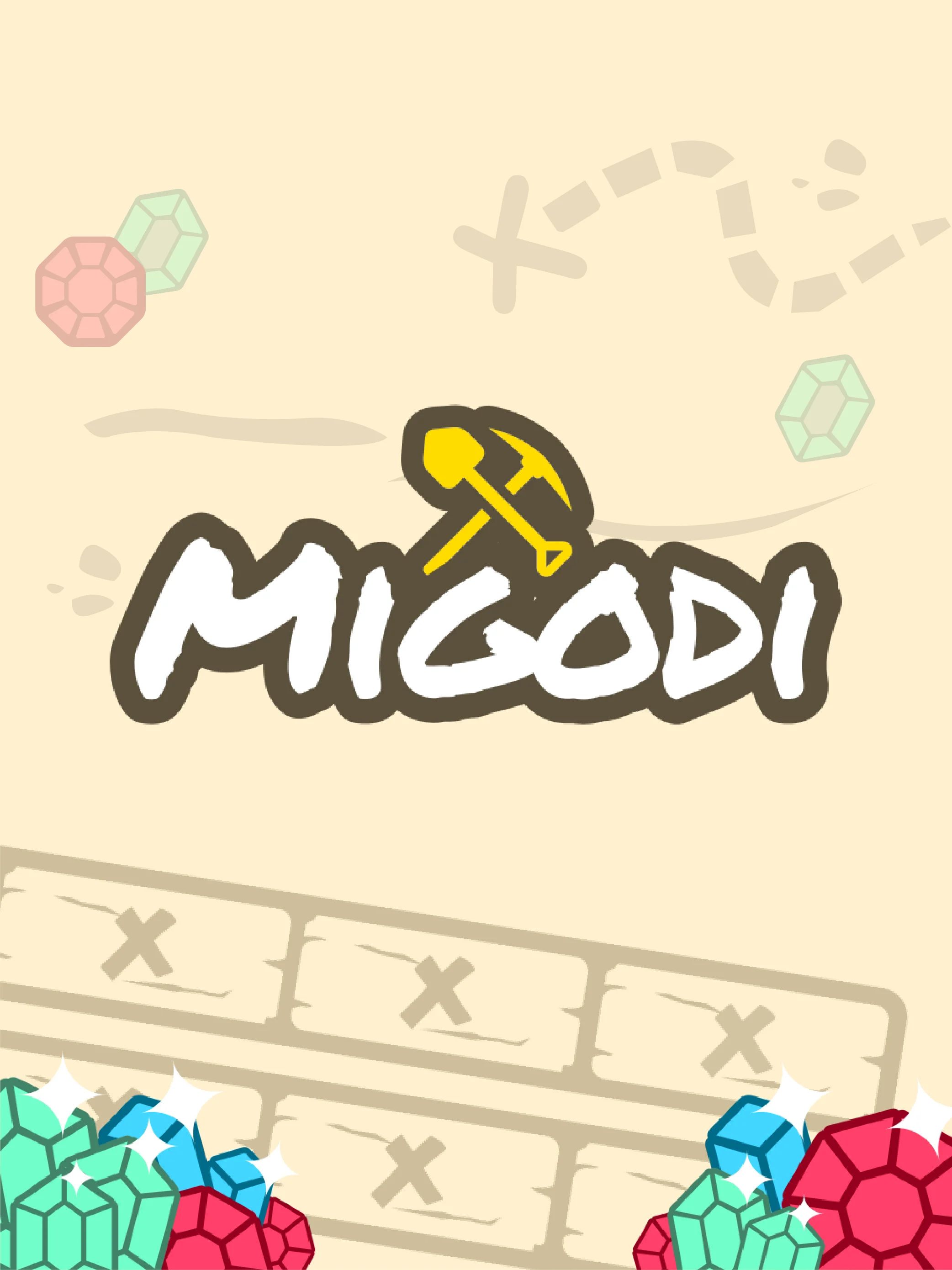 Tarjeta de juego casual con identidad colorida y ritmo rápido.