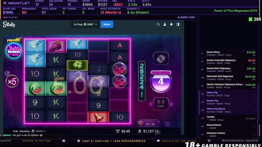 Slot moderno con estilo nocturno y detalle visual de alta rotación.